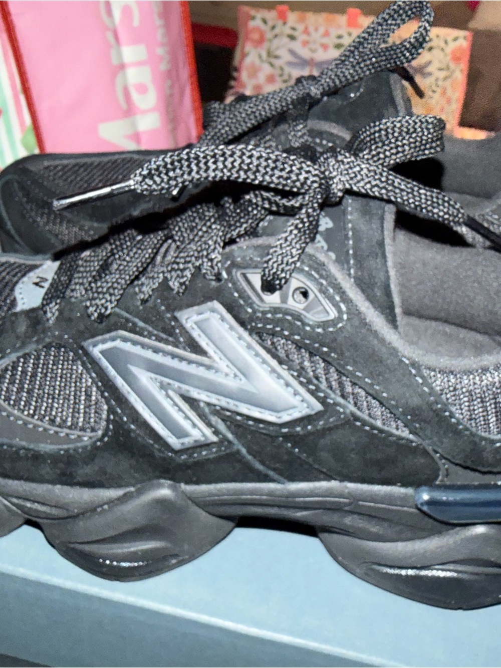 New Balance Women's Black and Gray Athletic Sneakers